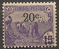 TUN69 - Philatelie - Timbre de Tunisie N° Yvert et Tellier 69 - Timbres de colonies françaises