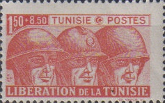 Tunisie - Philatélie 50 - timbres de Tunisie avant indépendance
