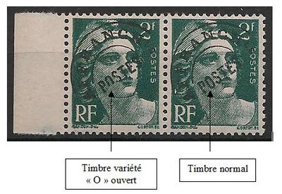 VARPREO94c - Philatelie - Timbre de france n° Yvert et Tellier Préoblitéré 94c - Timbres de france variétés