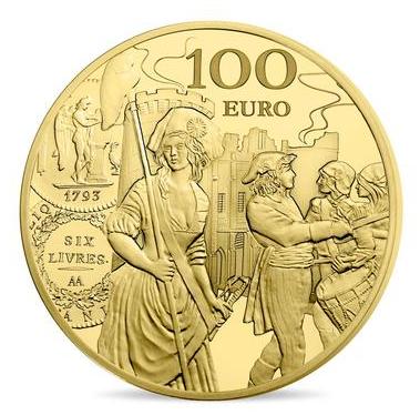 100 € Semeuse 2018 - Philatélie - pièce de monnaie - Monnaie de Paris - Semeuse 2018
