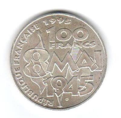 100 F 1995 - Philatélie - pièce de 100 Francs en argent - pièce de monnaie française de collection