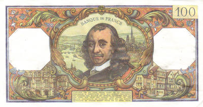 100 F Corneille 2 - Philatelie - billet de banque de 100 francs