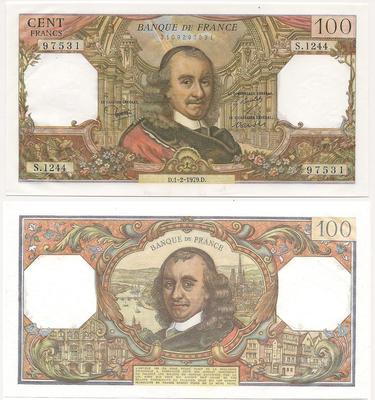 100 Francs CORNEILLE - Philatélie 50 - Billets de banque de collection de France