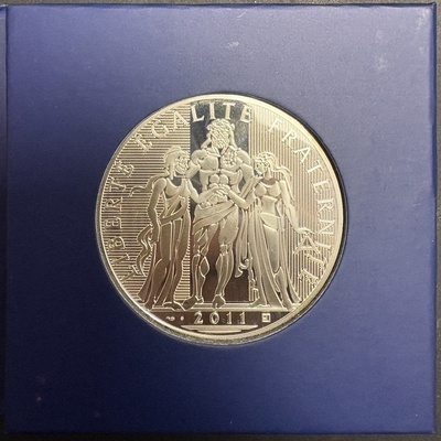 100€Hercule2011 - Philatélie 50 - pièce de monnaie argent de 100 € Hercule 2011 - Monnaie de Paris