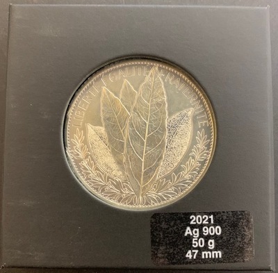100€Nature De France2021 - Philatélie 50 - 100€ Argent Nature De France 2021 - pièces Euro