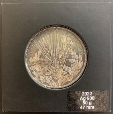 100€Nature De France2022 - Philatélie 50 - 100€ Argent Nature De France 2022 - pièces Euro