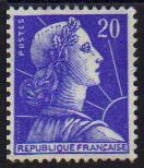 1011B - Philatelie - timbre de France avec variété
