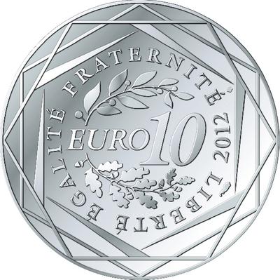 Pièce de 10 € des régions de France 2012 émises par la Monnaie de Paris - pièces de monnaies euros de collection