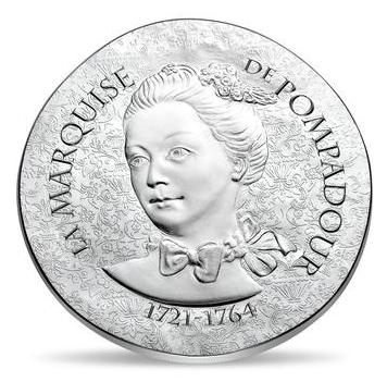 10 € Marquise de Pompadour - 2 - Philatelie - pièce Monnaie de Paris - Femmes de France