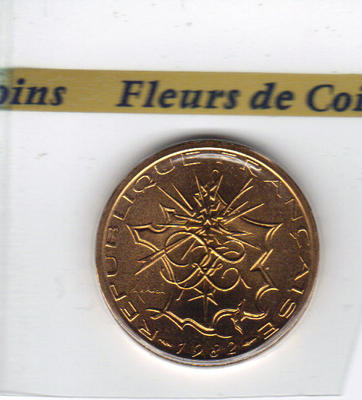 10F 1982-1 - Philatelie - pièce de monnaie française - 10 francs