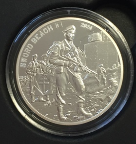 10€FRANCE2024-BE/1, Philatélie 50, France Coffret BE 10 euro Argent 2024, JUNO Beach 80 ans du DDAY
