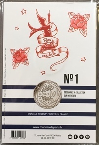 10€JPG-N°1/24-VERSO - Philatélie 50 - 10€ jean paul Gaultier - pièces de 10€