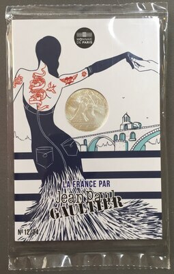 10€JPG-N°12/24 - Philatélie 50 - 10€ jean paul Gaultier N°12 - pièces Euro