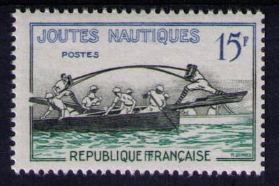 1162a - Philatélie 50 - timbre de France avec variété N° Yvert et Tellier 1162a - timbre de France de collection