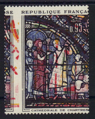 1399 - Philatelie - timbre de France de collection avec variété