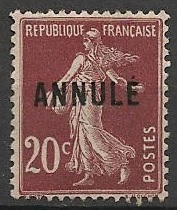 139CI2 - Philatélie - Timbres de France cours d'instruction N° 139CI2 du catalogue Yvert et Tellier - Timbres de collection