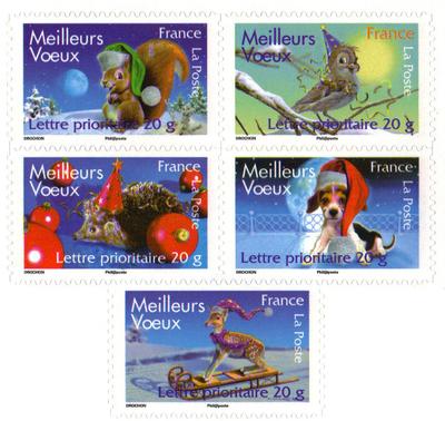 140-144/4120-4124 - Philatélie 50 - carnet de timbres de France - timbres de collection Yvert et Tellier - Meilleurs Voeux 2007