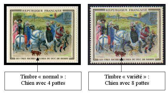 1457-2 - Philatelie - timbre de France avec variété