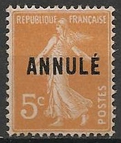 158CI1 - Philatélie - Timbres de France cours d'instruction N° 158CI1 du catalogue Yvert et Tellier - Timbres de collection