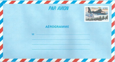 AER1019 - Philatélie - Aérogrammes de France - Timbres de France
