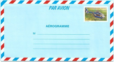 AER1022 - Philatélie - Aérogrammes de France - Timbres de France