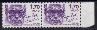 2357b - Philatelie - timbre de France avec variété