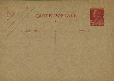 243CP1 - Philatelie - entier carte postale