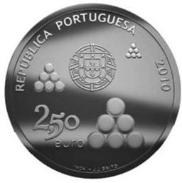 2.50 € Portugal 2010-2 - Philatélie 50 - pièce de monnaie de collection - pièce commémorative 2.50 € Portugal 2010