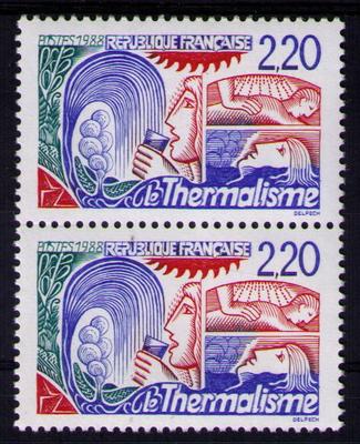 2556b - Philatélie 50 - timbre de France avec variété N° 2556b - timbre de France de collection
