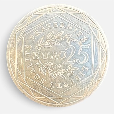 25€ARGENT2009, Philatélie50, Pièce de 25 euros en argent de 2009