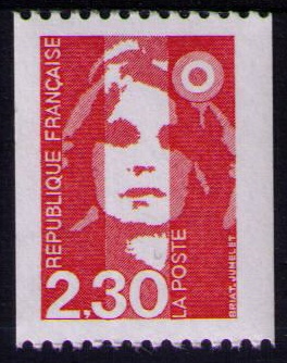 2628 - Philatélie 50 - timbre de France avec varéiété N° Yvert et Tellier 2628 - timbre de France de collection