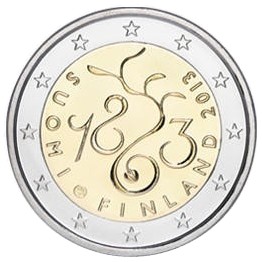 2 € Finlande 2013 - Philatelie - pièce de monnaie 2 euros commémorative de Finlande