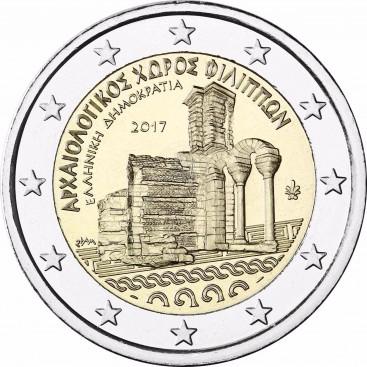 2 € Grèce 2017 site archéologique - Philatelie - pièce 2 € comméorative Grèce 2017