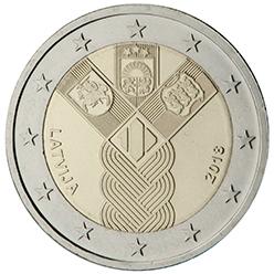 2 € Lettonie 2018 - Philatelie - pièce de 2 € commémorative de Lettonie