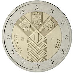 2 € Lituanie 2018 états baltes - Philatelie - pièce 2 € commémorative Lituanie 2018