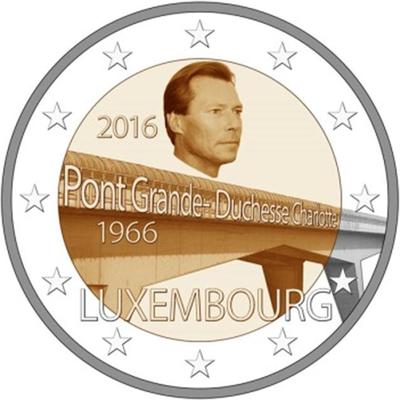 2 € Luxembourg 2016 - Philatelie - pièce 2 € commémorative Luxembourg