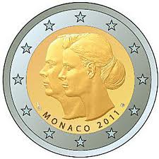2 € Monaco 2011 mariage Princier  - Philatélie - pièce de monnaie de 2 € commémorative 2011 - pièce de monnaie de collection