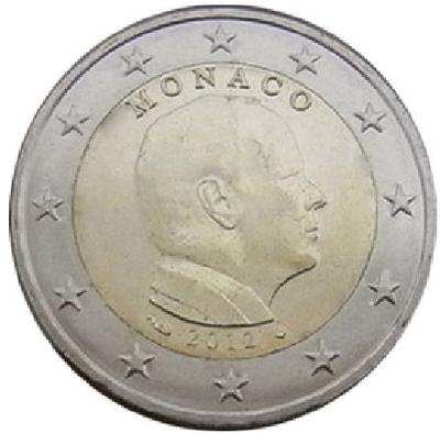 2 € Monaco 2012 - Philatelie - piece commemorative 2 euros Monaco 2012 - Albert II