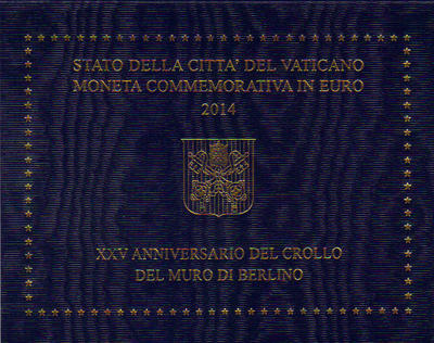 2 € Vatican 2014-2 - Philatelie - pièce de monnaie 2 € commémorative Vatican 2014