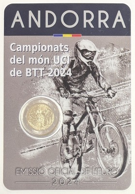 2€And2024-VTT - Philatélie 50 - Coincard 2€ VTT 2024