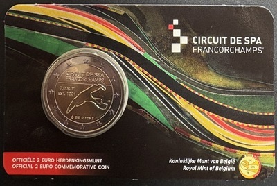 2€BEL2025CCFRANCORCHAMPS, Philatélie 50, Coincard 2 euros, Francorchamps