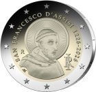 2€ITA2026ASSISE, Philatélie 50, Pièce de 2€ Saint Francois d'Assise 2026