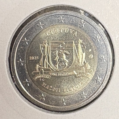 2€LIT2025MAZOJI, Philatélie 50, Pièce de 2€ de Lituanie, 2025, Mazoji