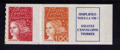 3101ba - Philatélie 50 - timbre de France avec variété N° Yvert et Tellier 3101ba