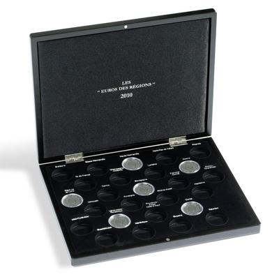 338 846 - Philatélie 50 - coffret pour pièces de monnaies de 10 € des régions - matériel numismatique - marque LEUCHTTURM