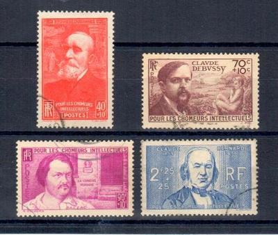 436-439 O - Philatelie - timbres de France de collection oblitérés