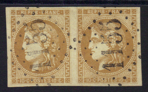 43 A x 2 - Philatelie - timbres de France Classiques