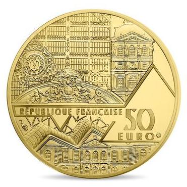 50 € Vénus de Milo - Philatelie - pièce de monnaie Monnaie de Paris - chefs d'oeuvre des musées