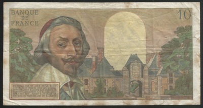 57/18/83214-1 - Philatelie 50 - Billet 10 nouveaux francs RICHELIEU 1962