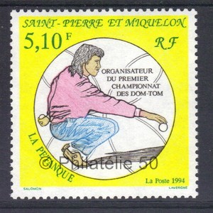 593 timbre de collection de Saint-Pierre et Miquelon Philatélie 50 1994